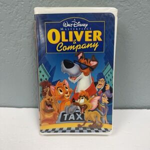 Oliver and Company (VHS, 1996) TESTED WORKS, Walt Disney Masterpiece Collection